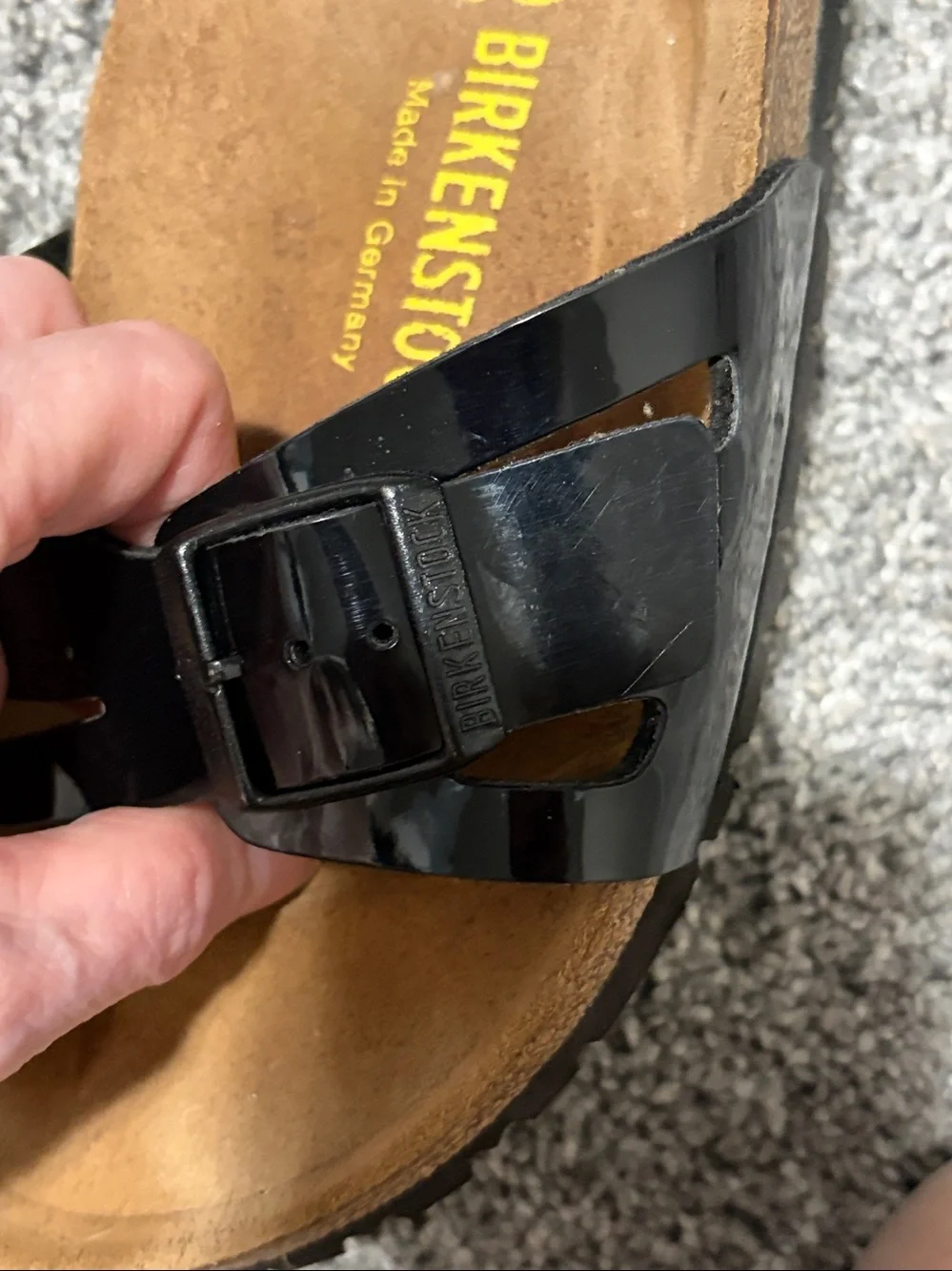 Birkenstock Black Molina Slide Sandals Size 39 US 8-8 1/2